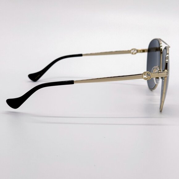 NEW GUCCI SUNGLASSES GG1088S 001 GOLD UNISEX EYEWEAR GUCCI WITH CHAIN main image 4